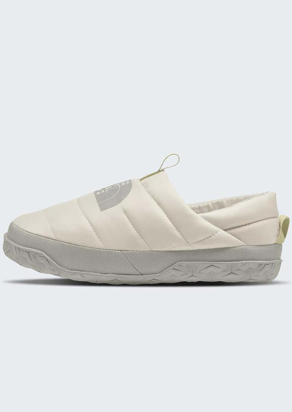 The North Face Women's Nuptse Mule Slippers White Dune/Soapstone