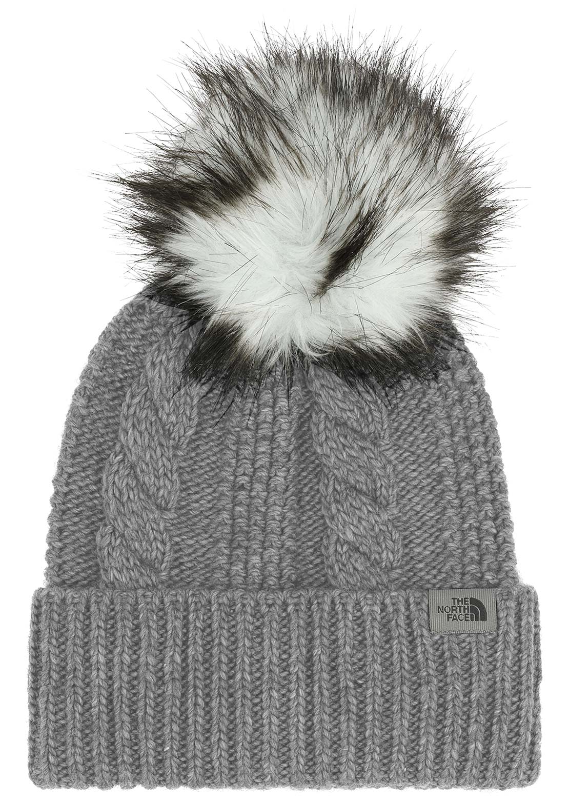 The North Face Women's Oh Mega Fur Pom Beanie TNF Black