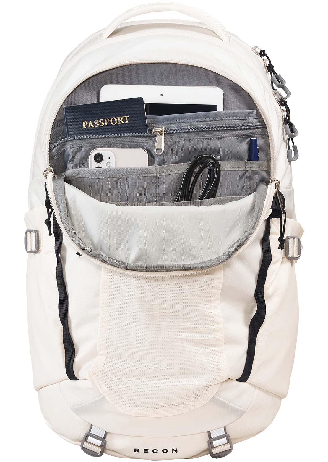 gardenia white/tnf black north face backpack The North Face Women's Recon Backpack