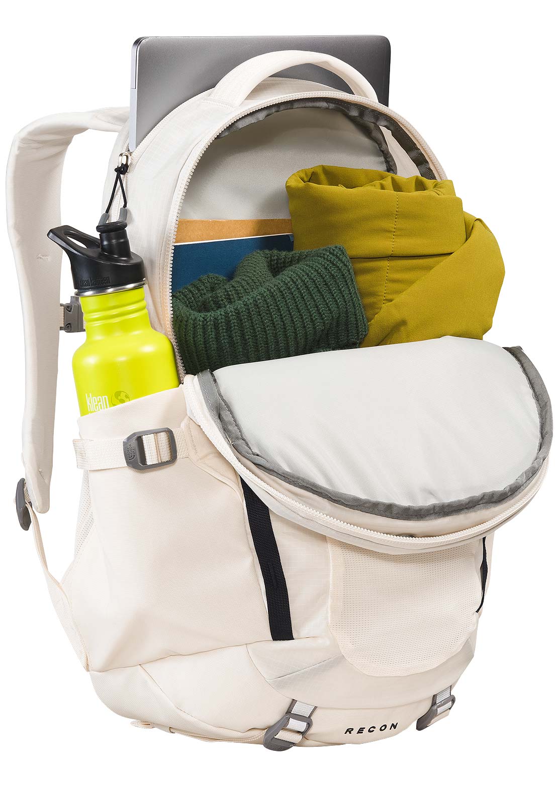 The North Face Women's Recon Backpack Gardenia White/TNF Black-NPF