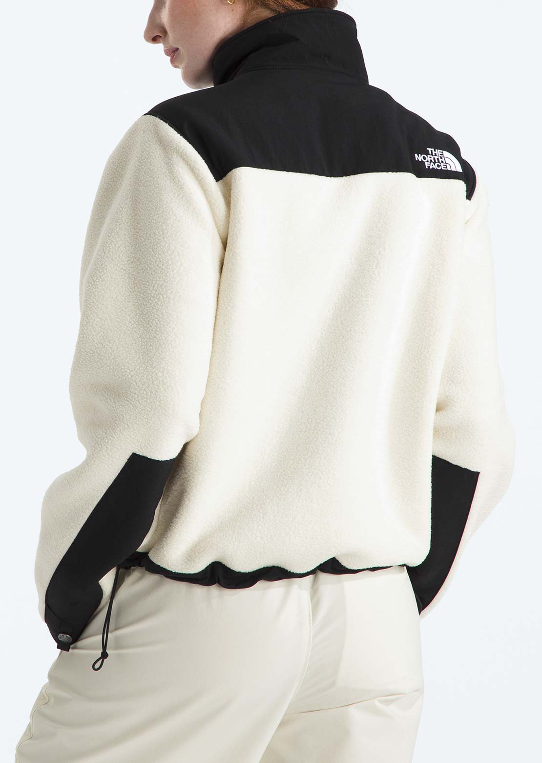 The North Face Women's Retro Denali Jacket White Dune/TNF Black