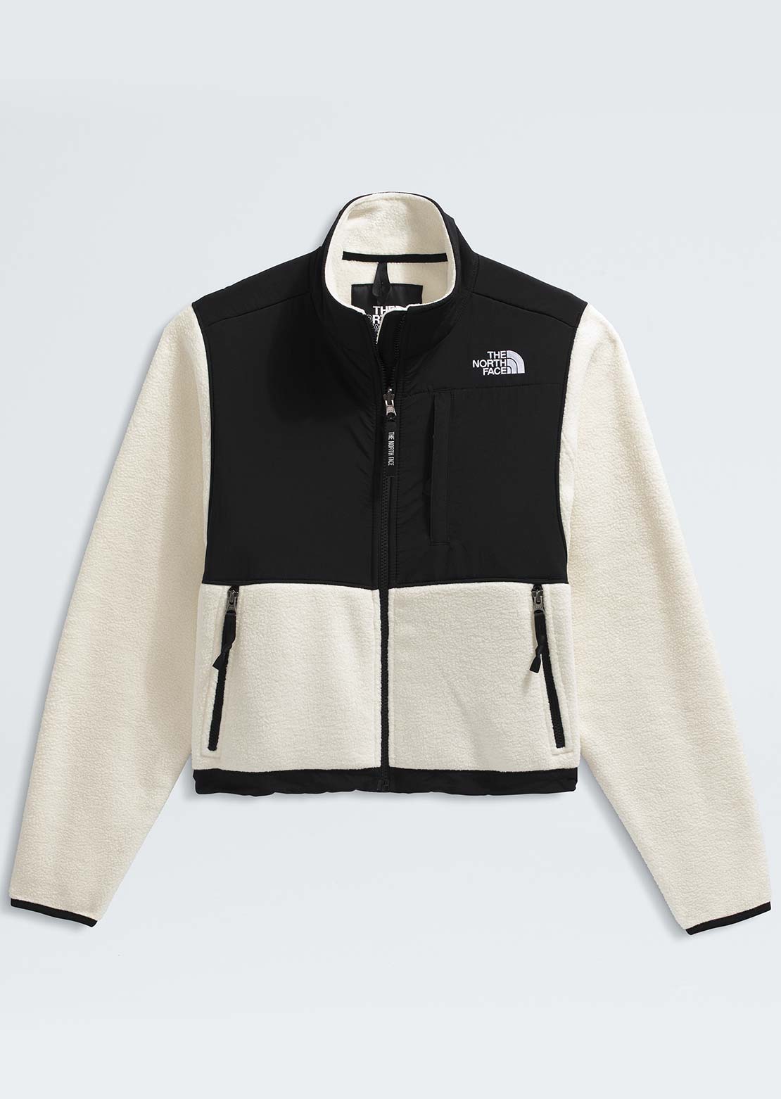 The North Face Women's Retro Denali Jacket White Dune/TNF Black