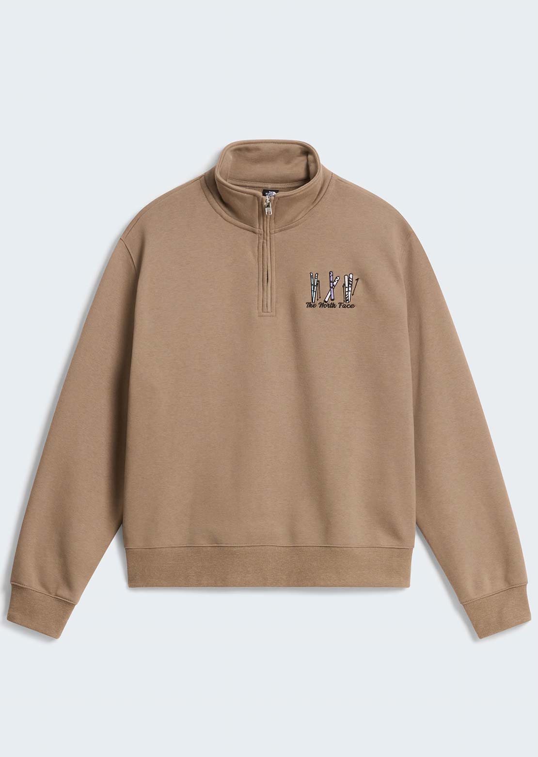 The North Face Women's Ski Embro Relaxed 1/4 Zip Graphic Sweatshirt