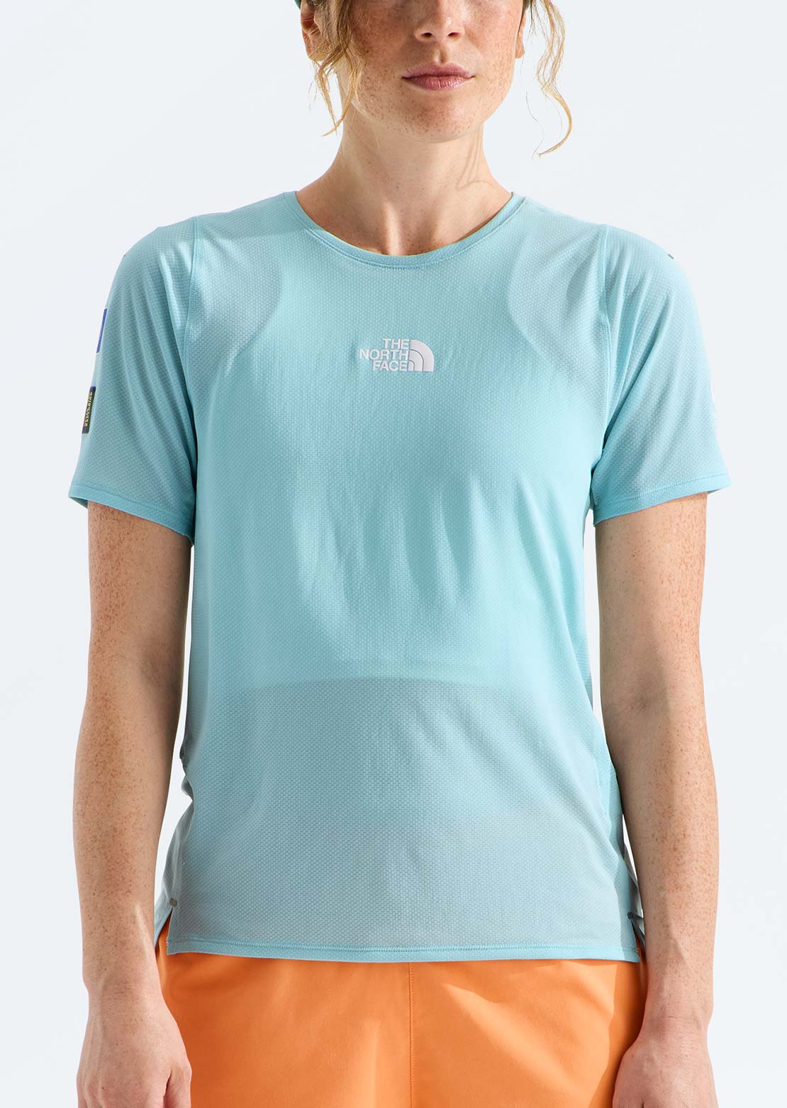 The North Face Women's Summit High Trail Graphic T-shirt Canal Blue