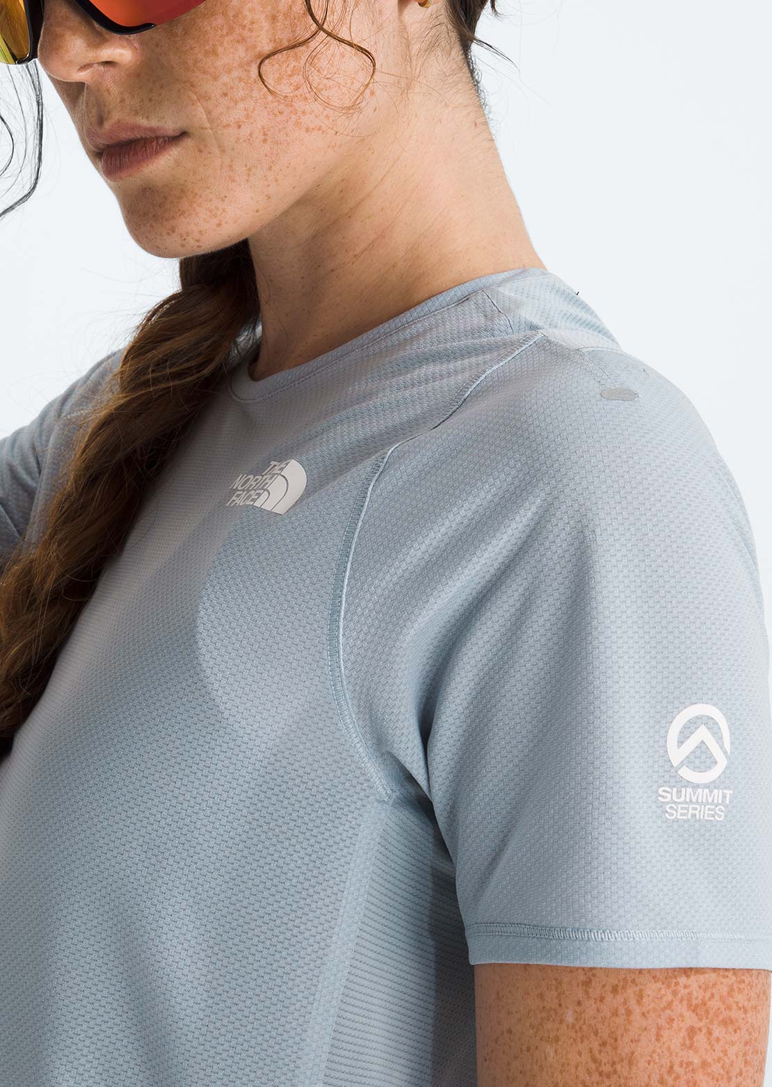 The North Face Women's Summit High Trail T-Shirt Frost Grey