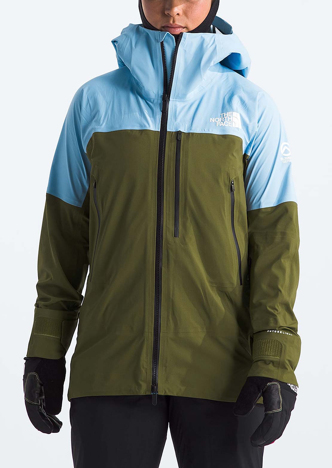 The North Face Women's Summit Stimson FUTURELIGHT Jacket Cornflower/Forest Olive