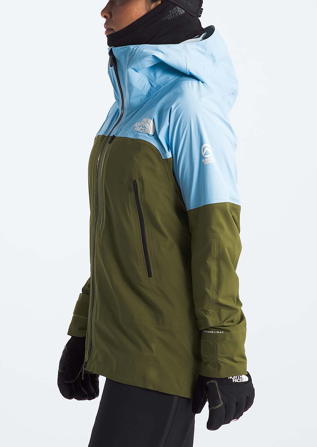 The North Face Women's Summit Stimson FUTURELIGHT Jacket Cornflower/Forest Olive