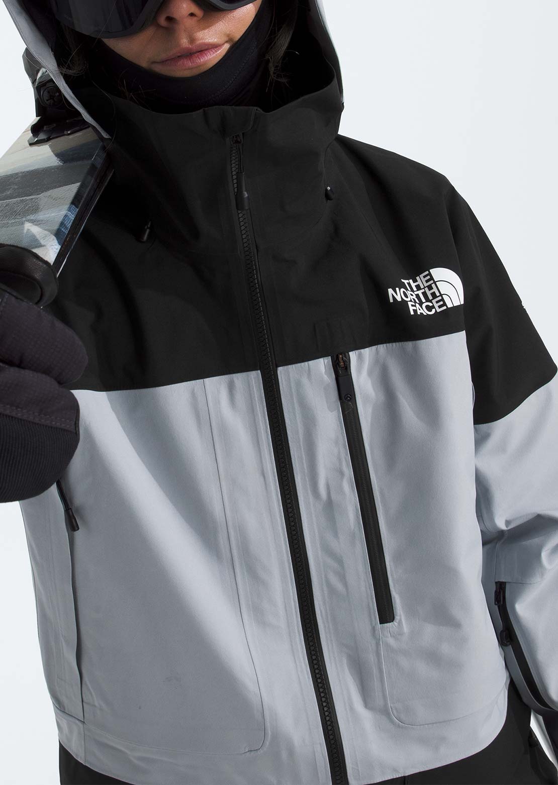 The North Face Women's Summit Verbier GTX Jacket TNF Black/Blue Flax