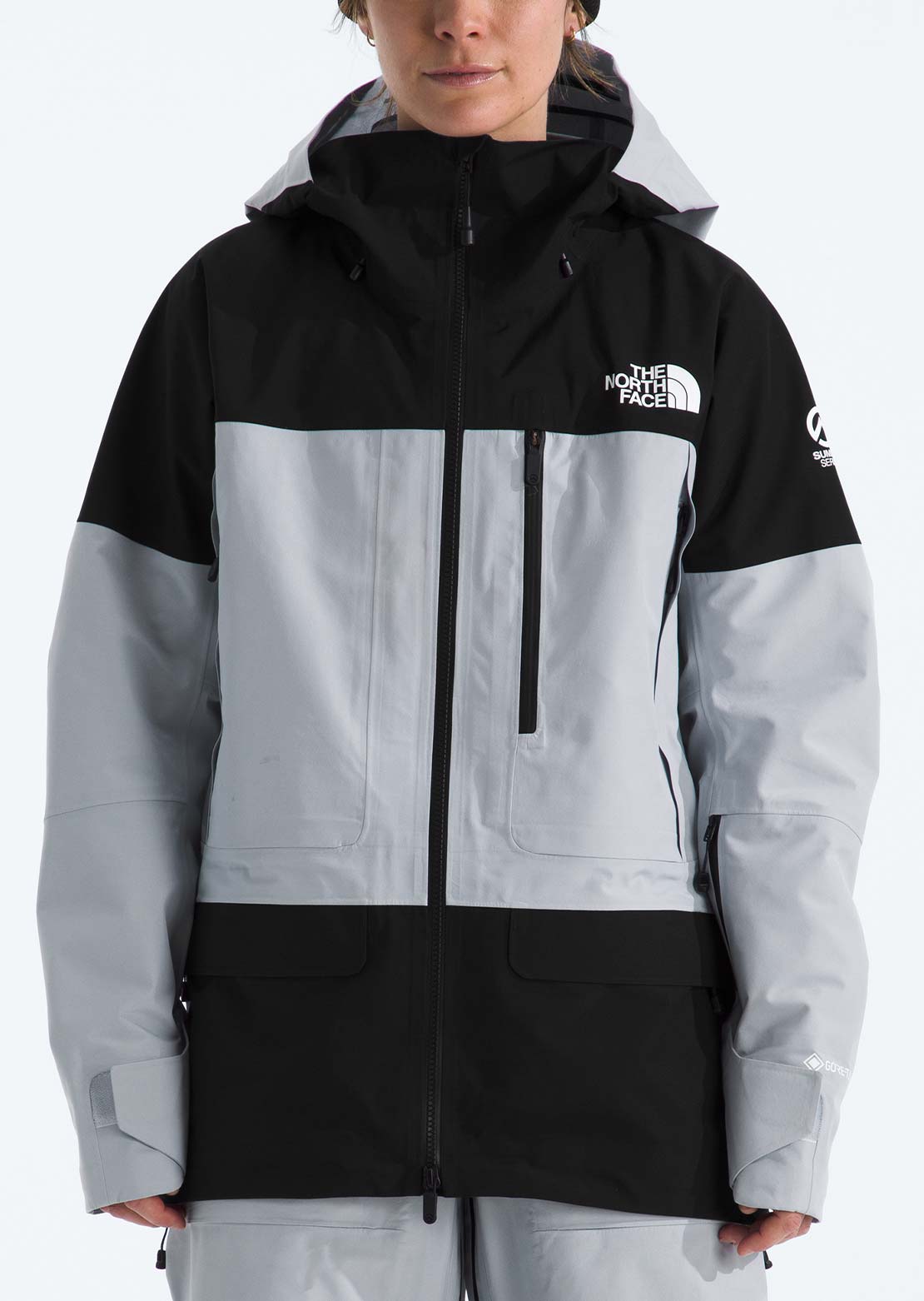 The North Face Women's Summit Verbier GTX Jacket TNF Black/Blue Flax