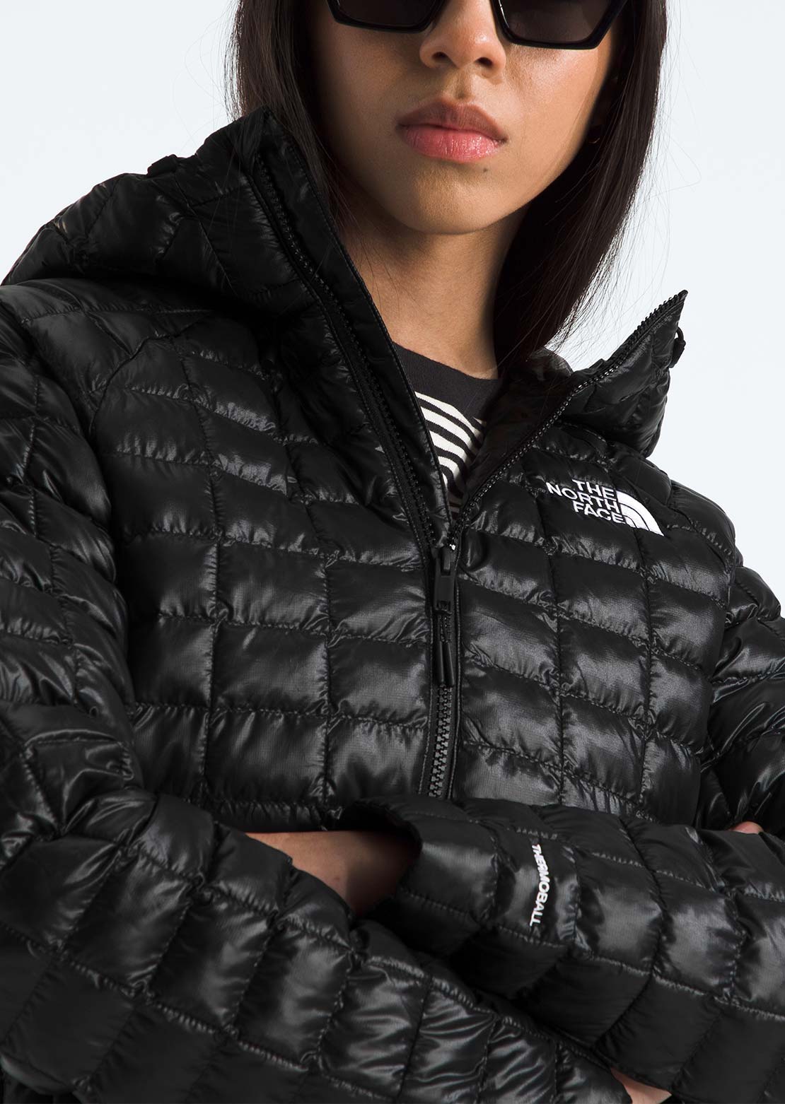 The North Face Women's ThermoBall Hooded Jacket TNF Black
