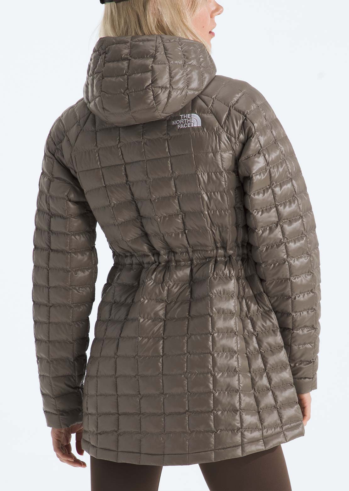 The North Face Women's ThermoBall Hooded Parka Mocha Brown