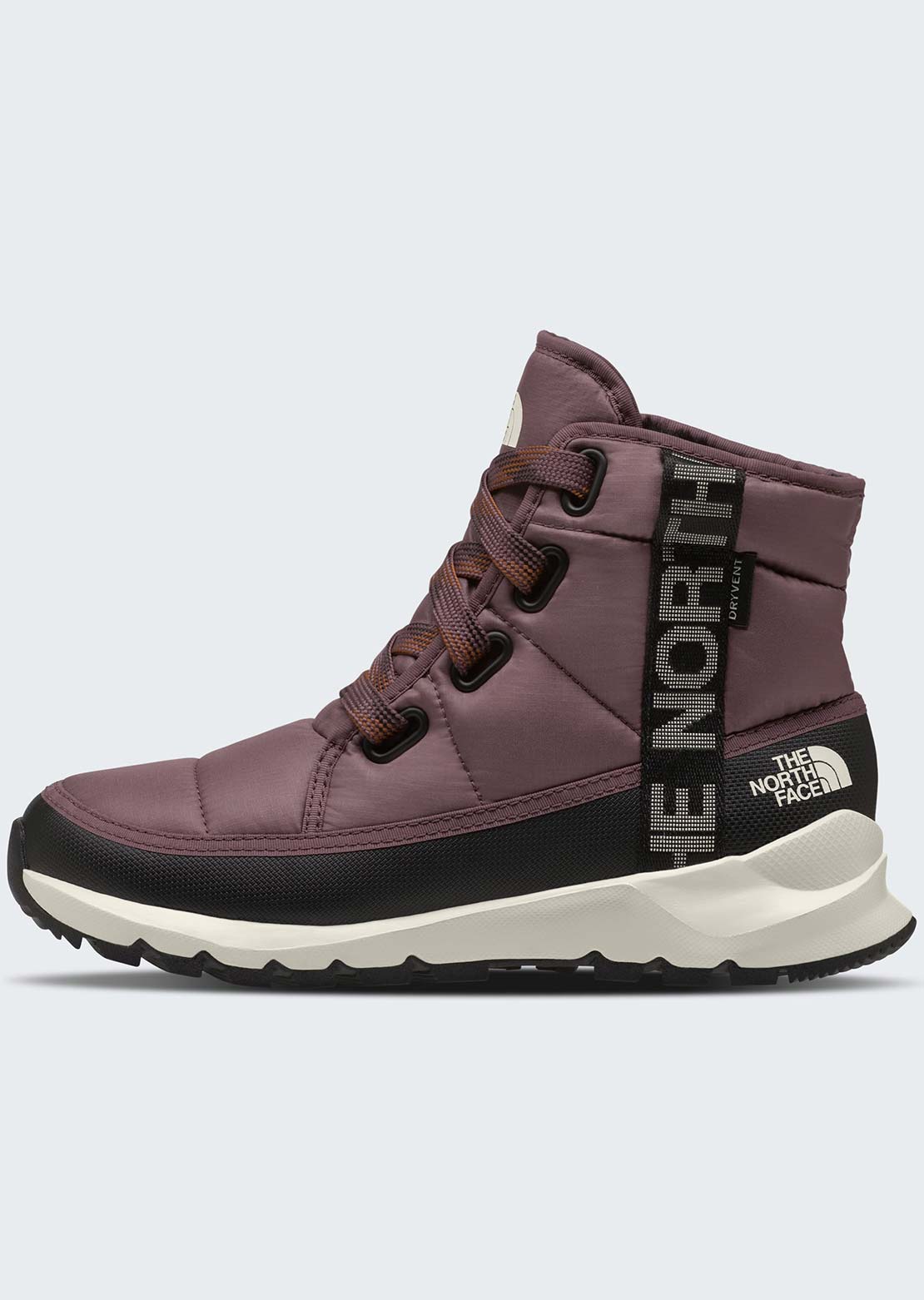 The North Face Women's ThermoBall Lace Up Luxe Waterproof Boots Tawny Quartz/Burnt Umber