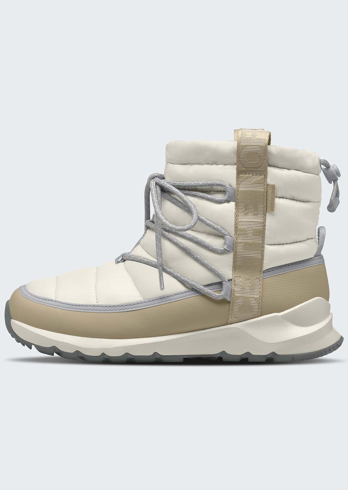 The North Face Women's ThermoBall Lace Up Waterproof Boots Glacier Gray/Gravel