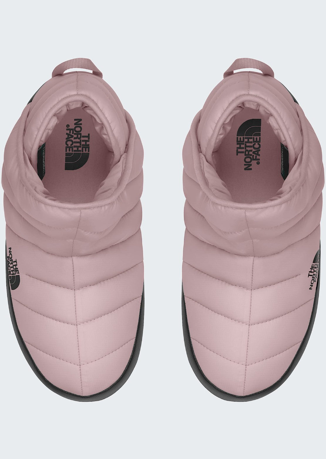 The North Face Women's ThermoBall Traction Bootie Slippers Metal Pink/TNF Black
