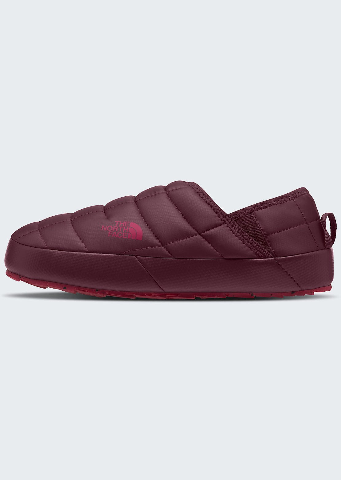 The North Face Women's ThermoBall Traction Mule V Slippers Burgundy Crush/Lali Guran