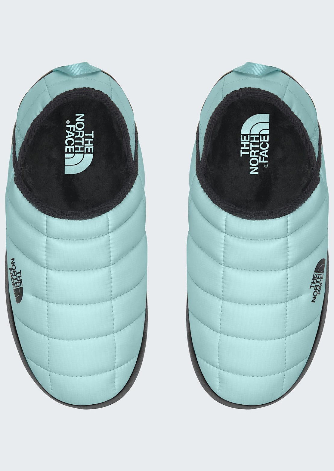 The North Face Women's ThermoBall Traction Mule V Slippers Glacier/TNF Black