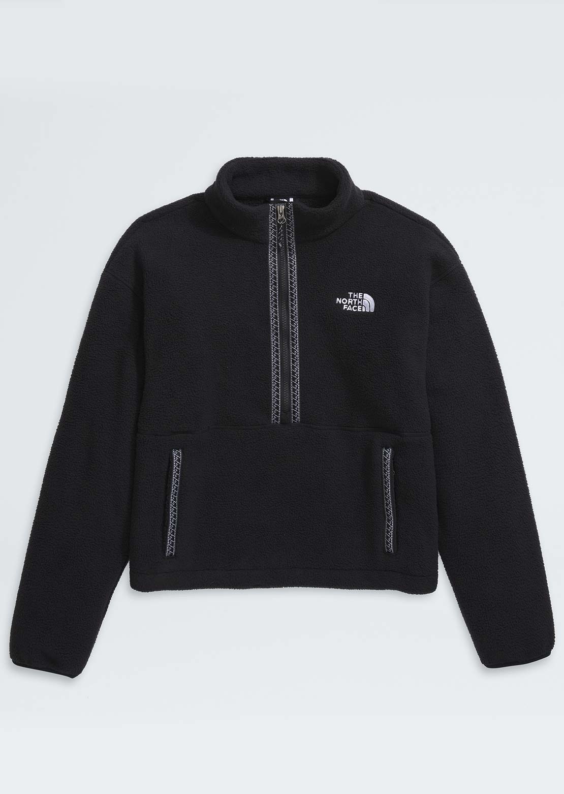 The North Face Women's TNF Fleeski 1/4 Zip Pullover TNF Black/TNF Black