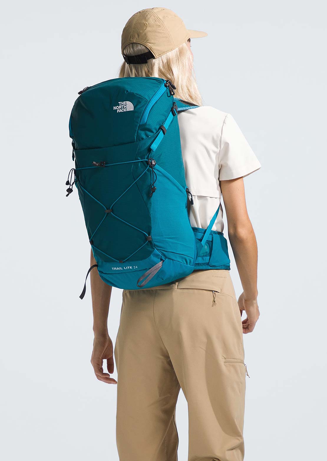 The North Face Women's Trail Lite 24L Hiking Backpack Blue Moss/Sapphire Slate