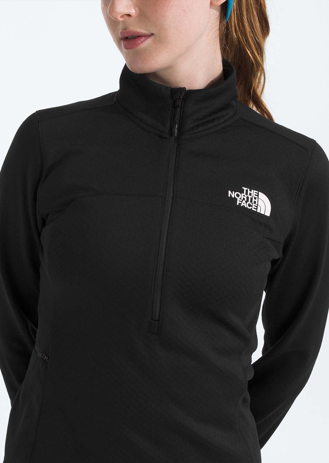 The North Face Women's Winter Warm Pro 1/4 Zip Pullover TNF Black
