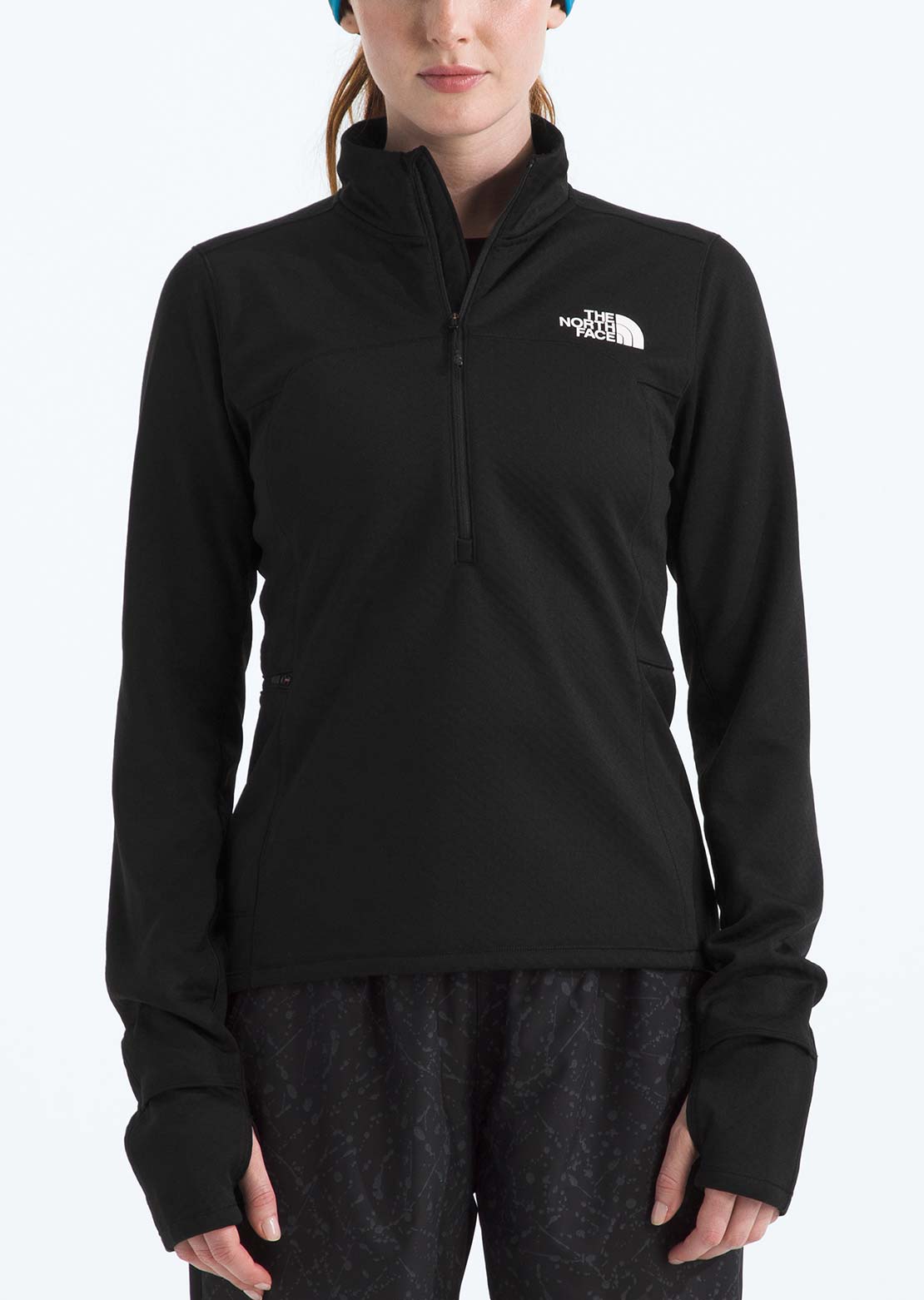 The North Face Women's Winter Warm Pro 1/4 Zip Pullover TNF Black