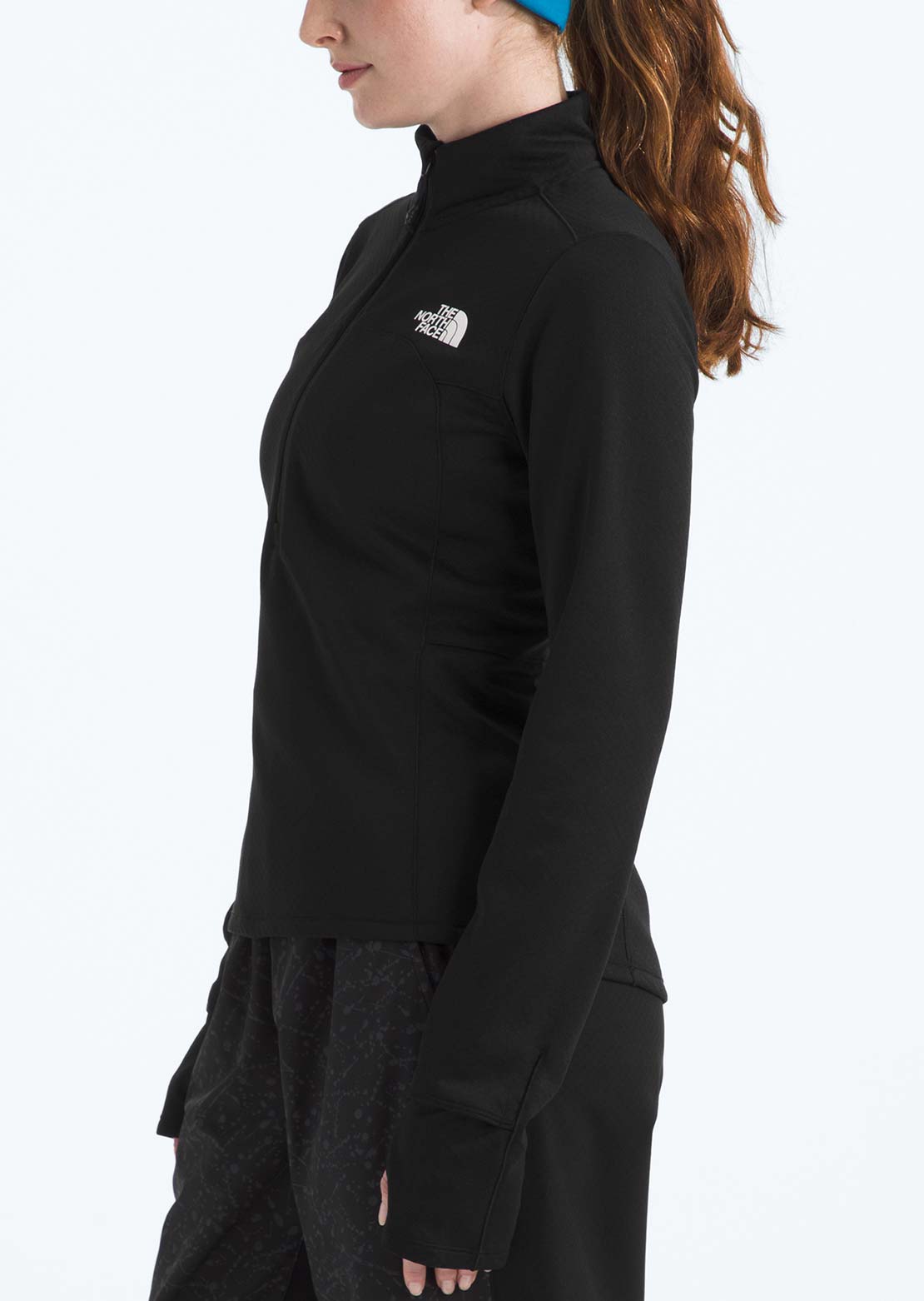 The North Face Women's Winter Warm Pro 1/4 Zip Pullover TNF Black