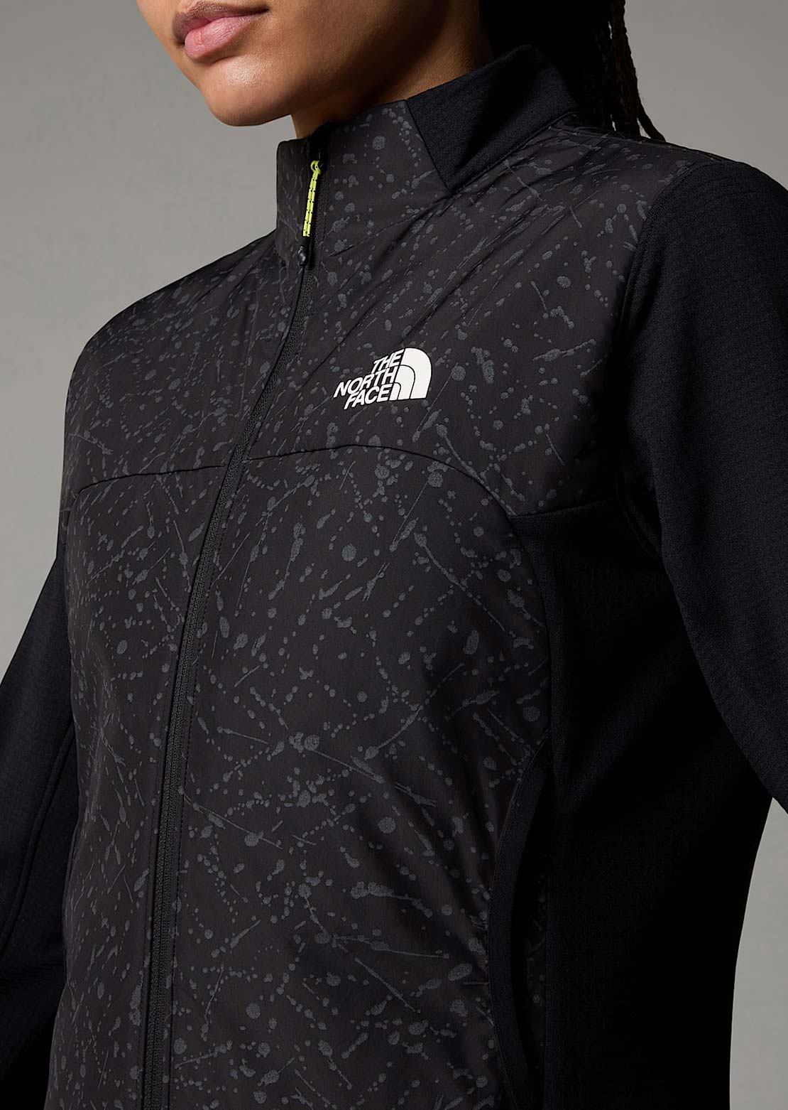 The North Face Women&#39;s Winter Warm Pro Jacket TNF Black/TNF Black Trail Reflective Print