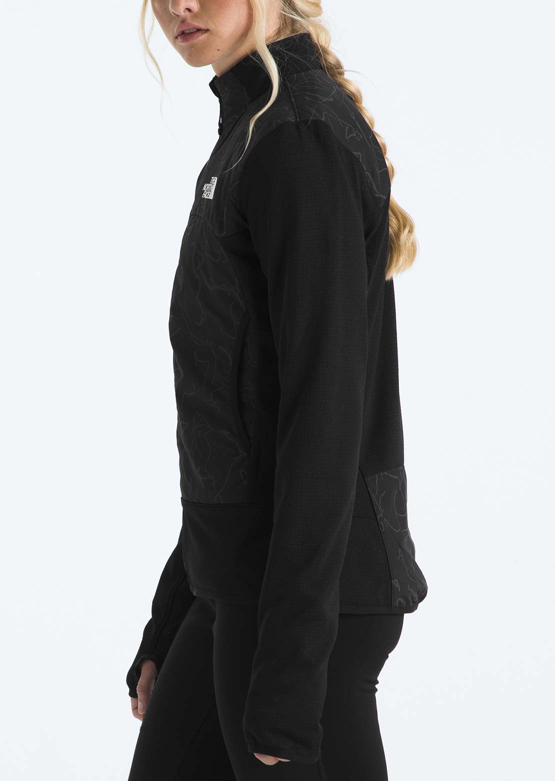 The North Face Women's Winter Warm Pro Printed Jacket TNF Black Essentialism Print