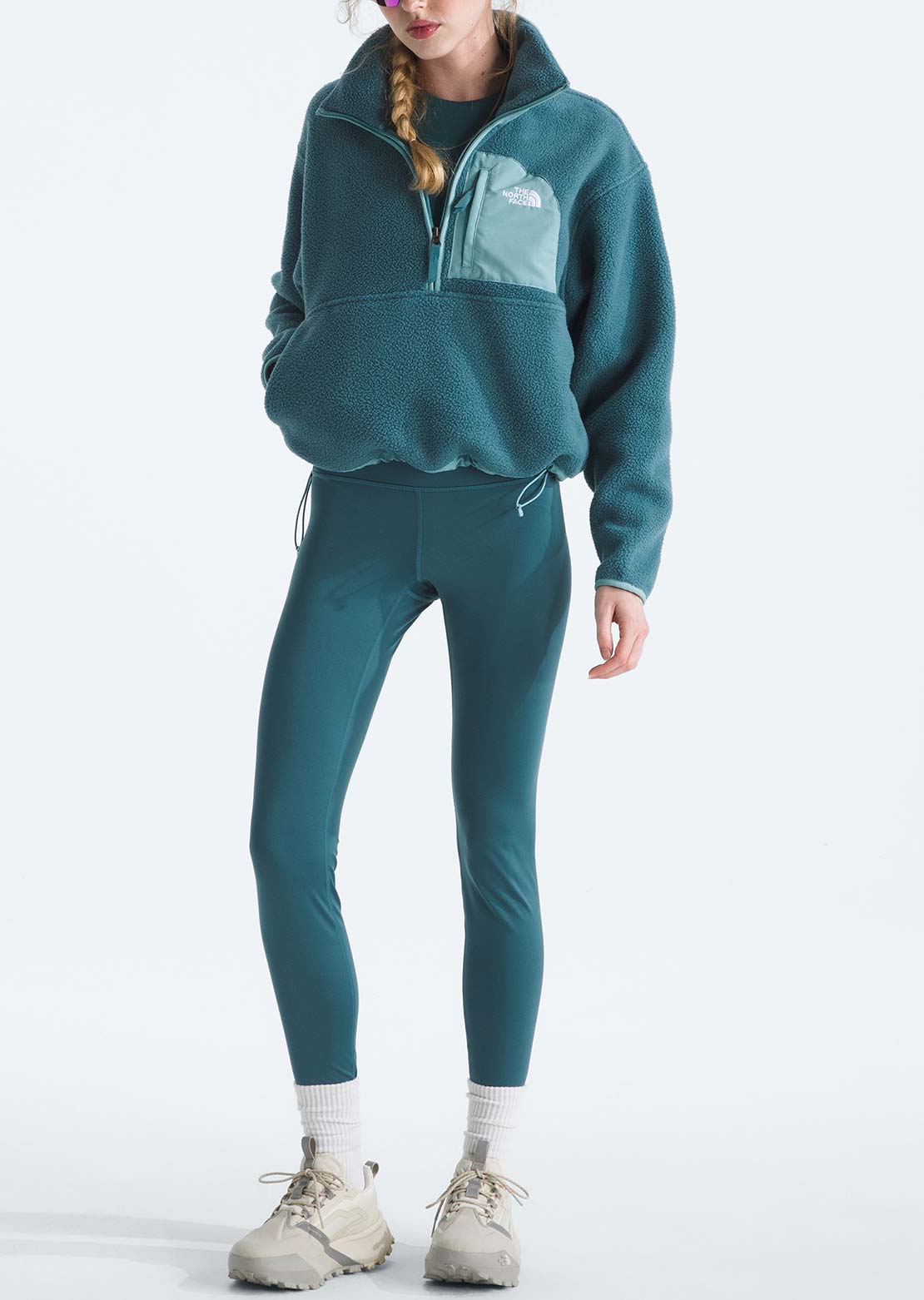 The North Face Women's Yumiori Off Peak 1/2 Zip Jacket Space/Blue Eclipse