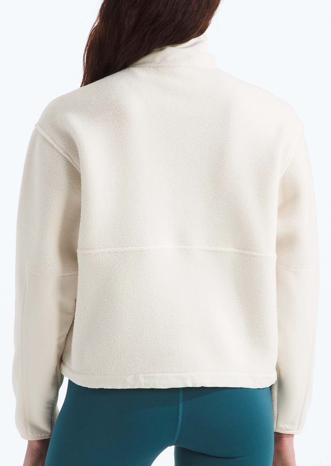 The North Face Women's Yumiori Off Peak 1/2 Zip Jacket White Dune