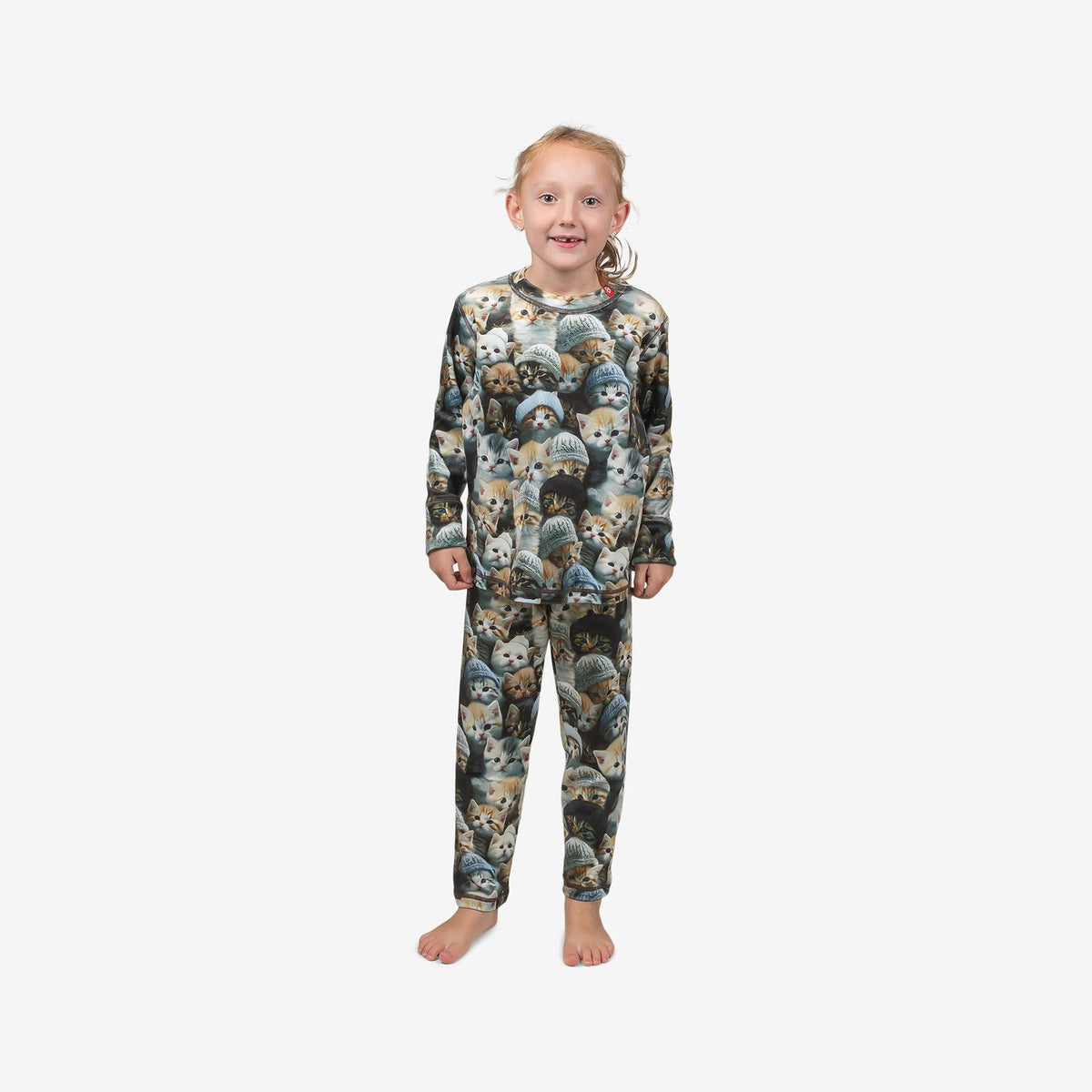Airhole Thermal Set Kids Milk Fleece