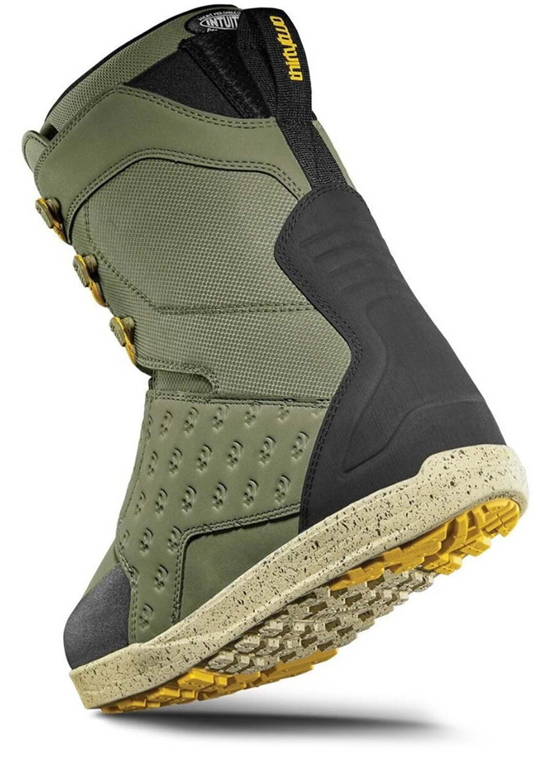 Thirtytwo Men's Lashed Double BOA Bradshaw Snowboard Boots Olive Black