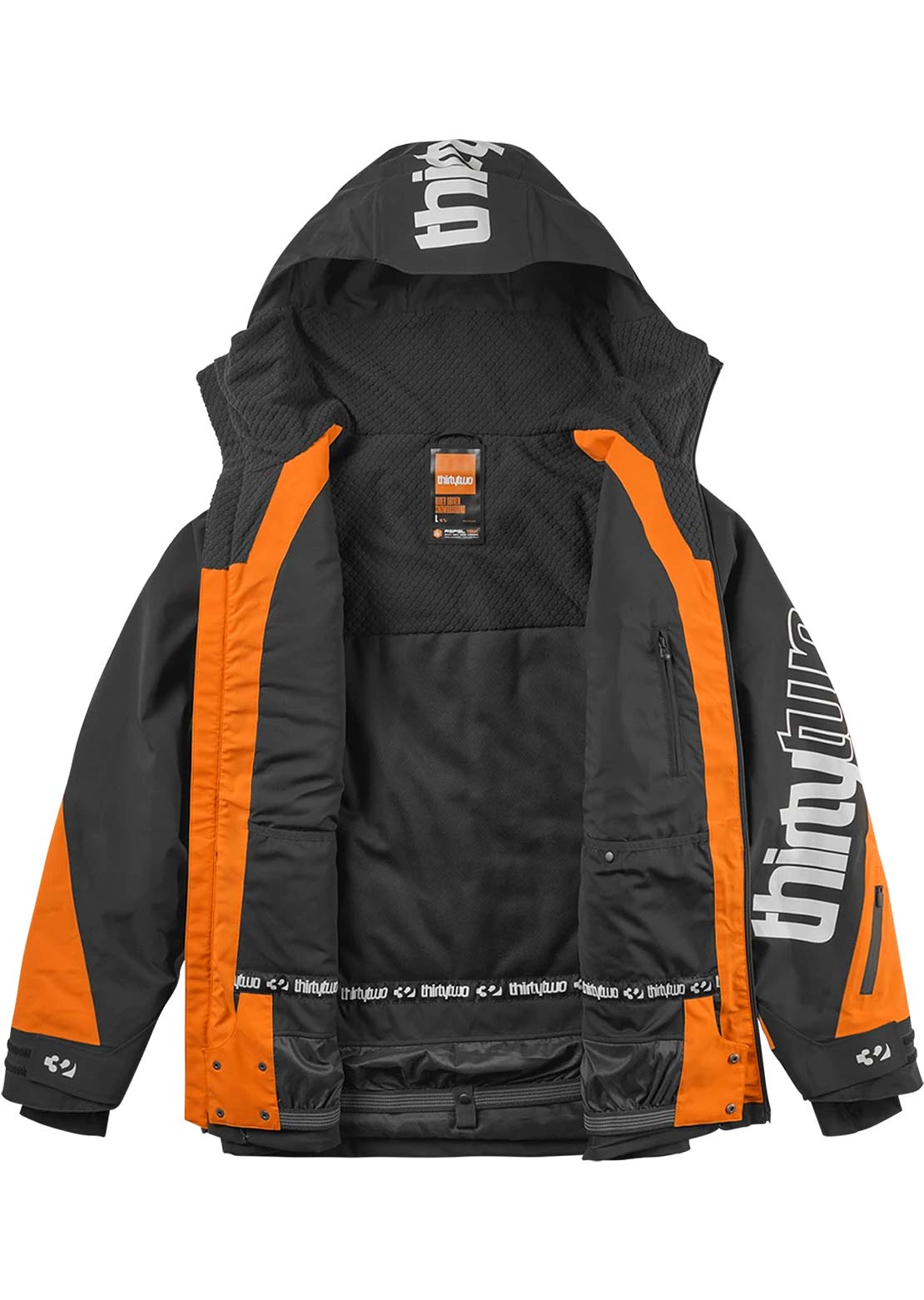 Thirtytwo Men's Lashed Insulated Jacket Black/Orange