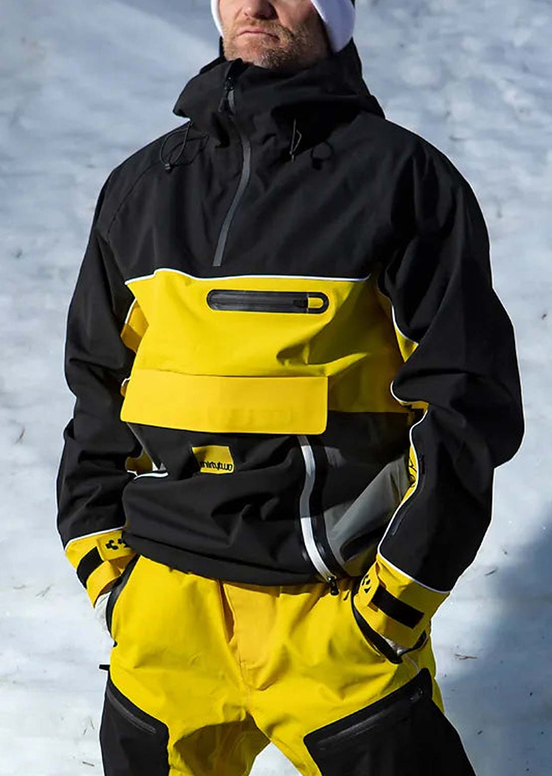 Thirtytwo Men's Light Anorak Black/Yellow