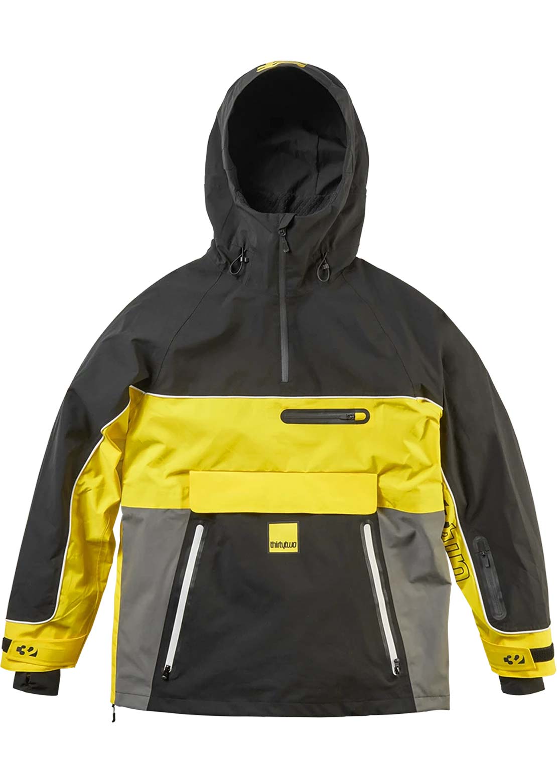Thirtytwo Men's Light Anorak Black/Yellow