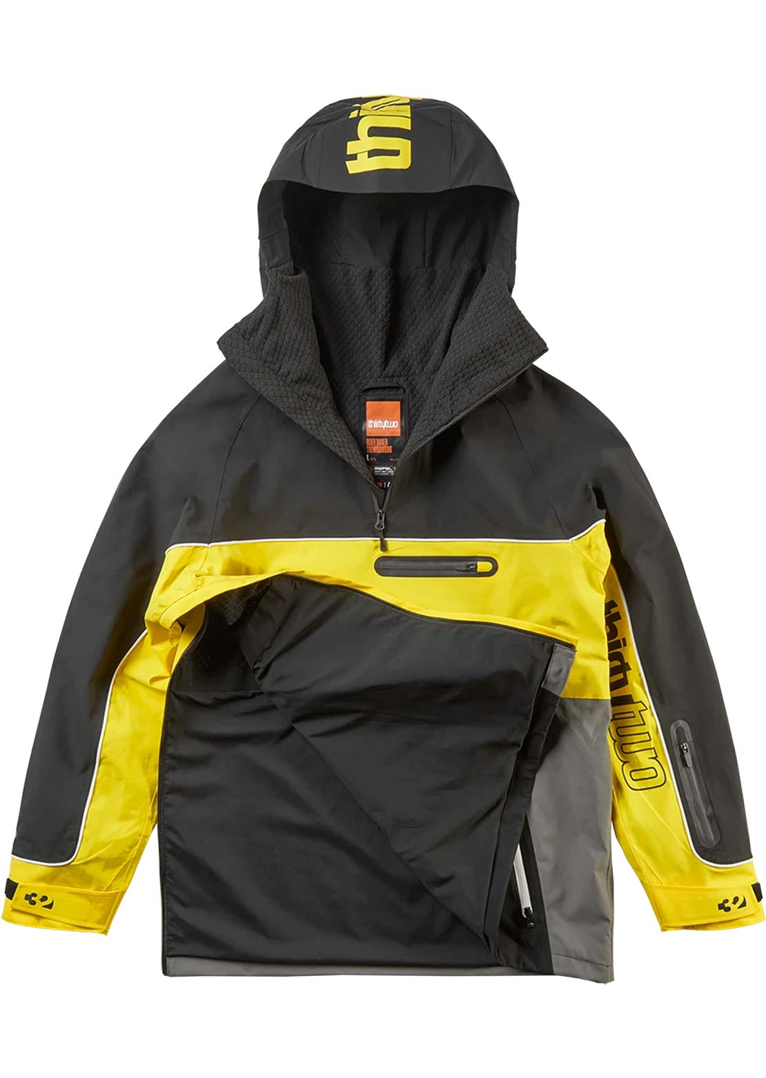 Thirtytwo Men's Light Anorak Black/Yellow