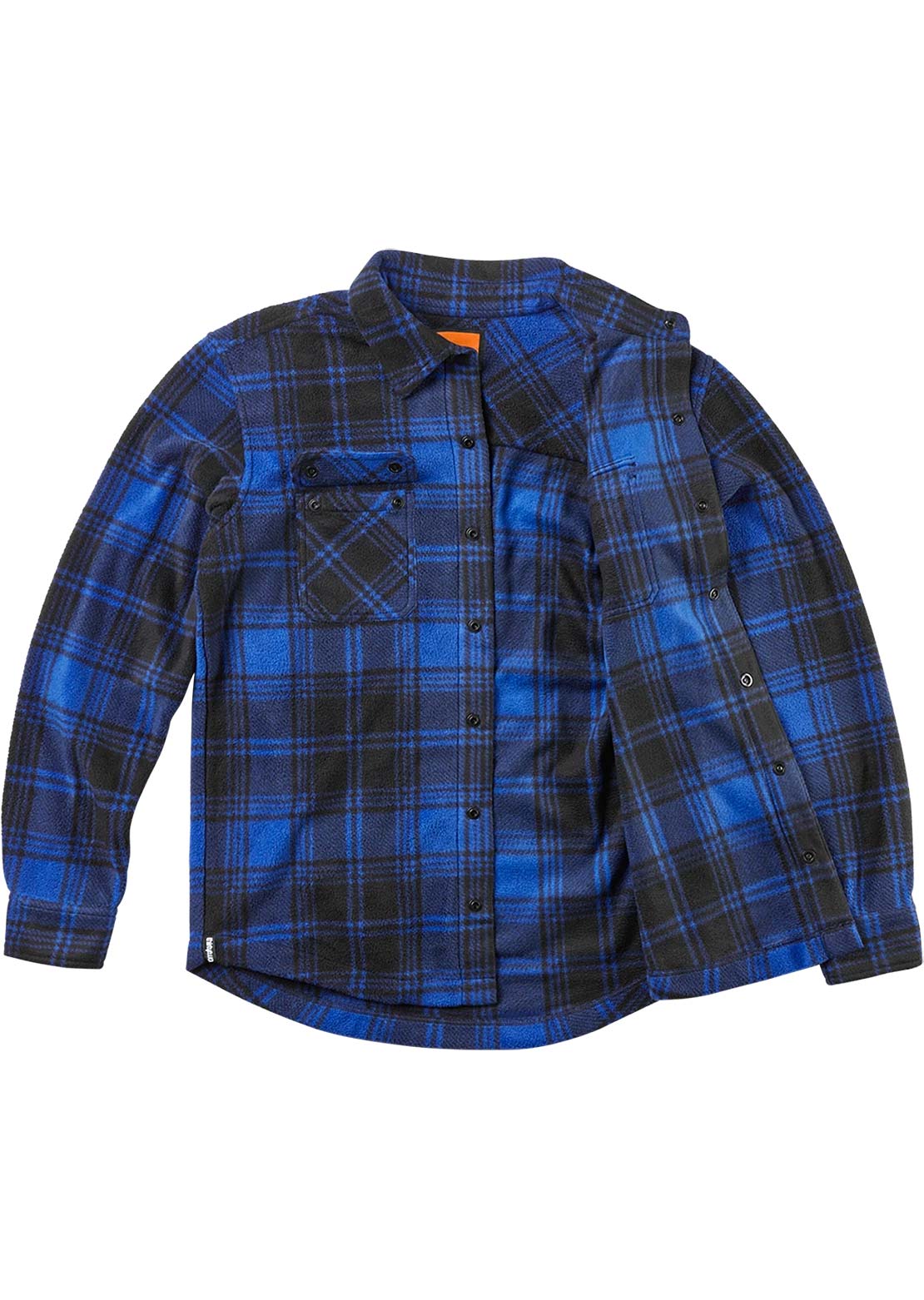 Thirtytwo Men's Rest Stop Button Up Shirt Dark Blue