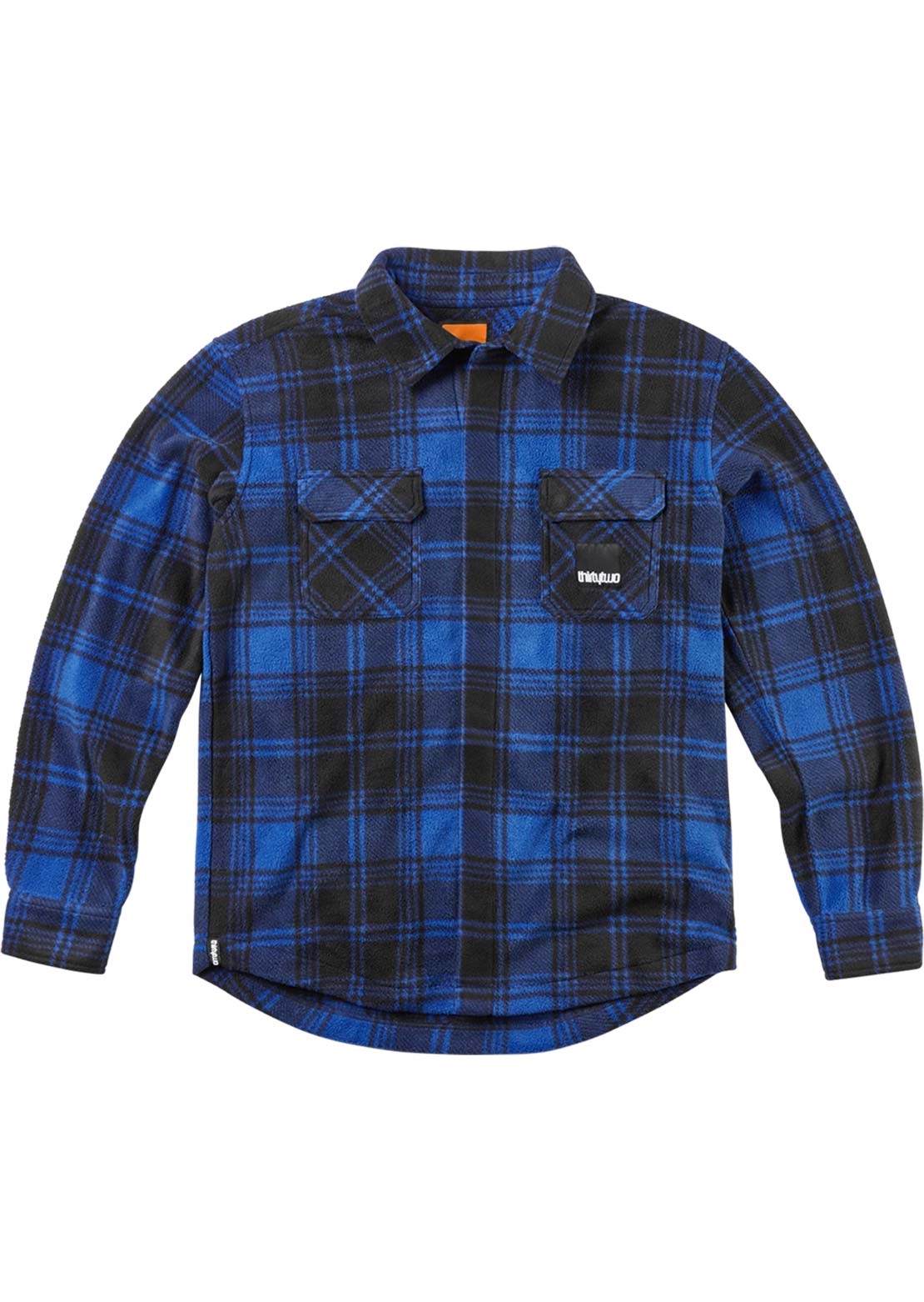 Thirtytwo Men's Rest Stop Button Up Shirt Dark Blue