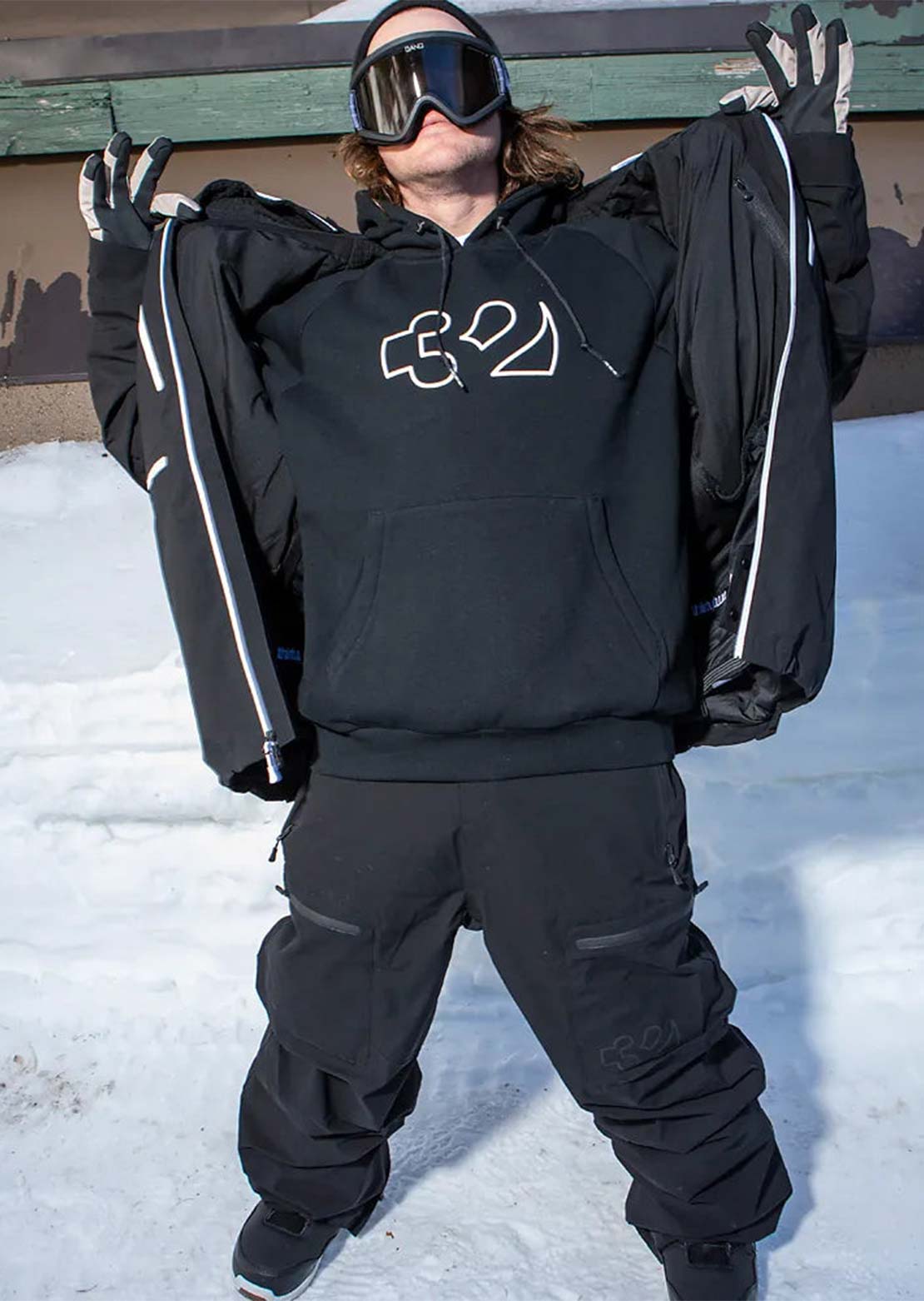 Thirtytwo Men's Team Tech Hood Black