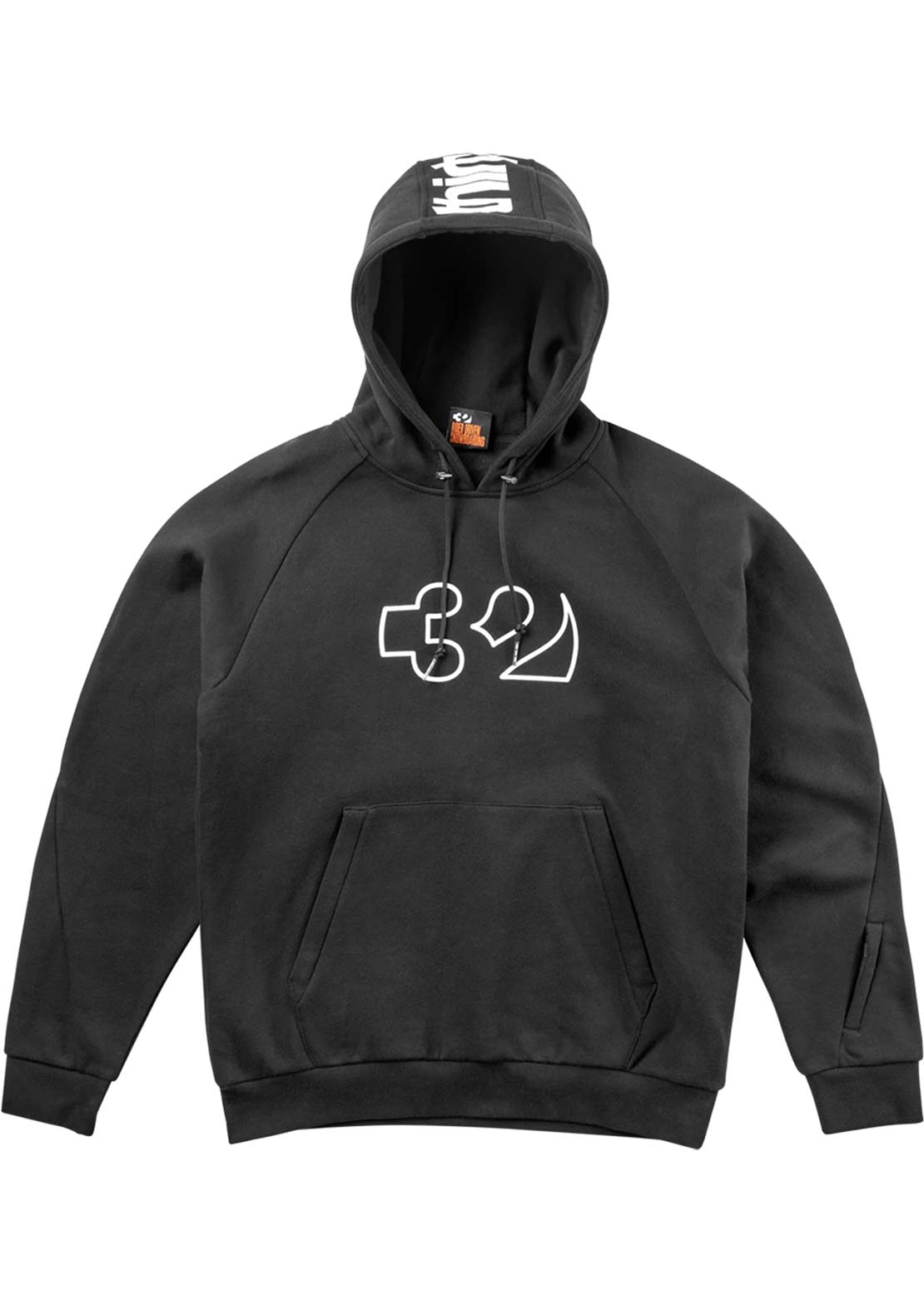 Thirtytwo Men's Team Tech Hood Black