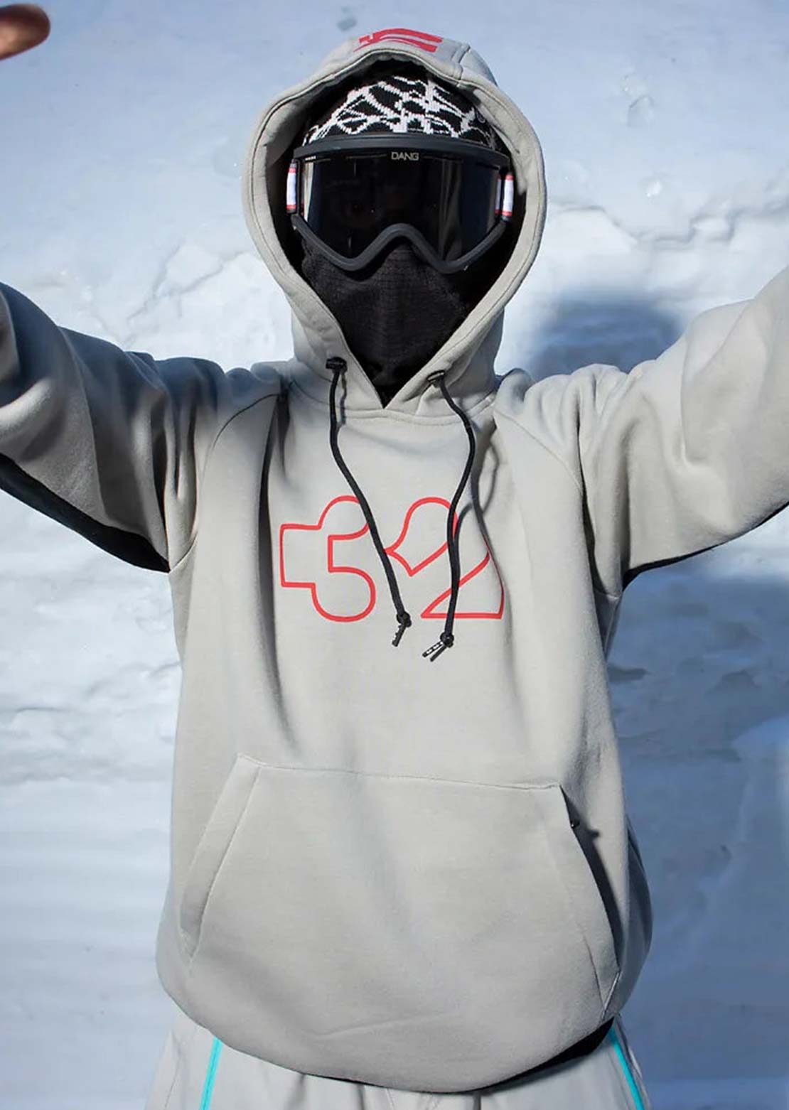 Thirtytwo Men's Team Tech Hood Cement