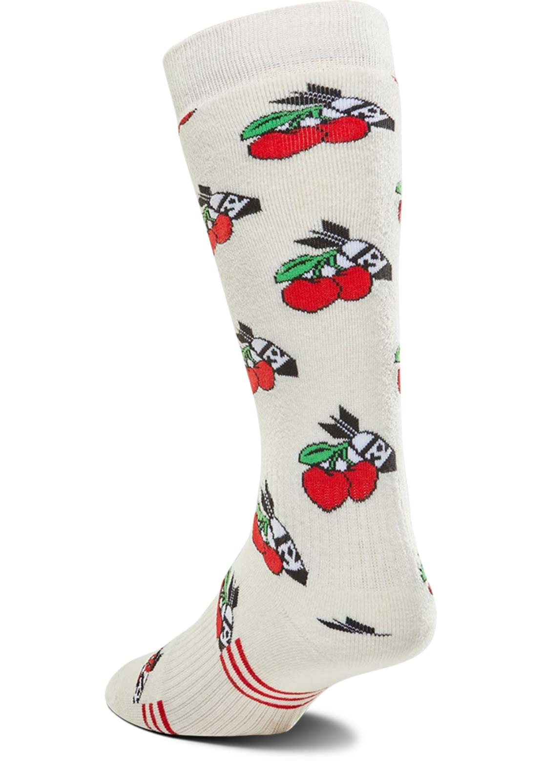 Thirtytwo Women's Merino Socks White/Red