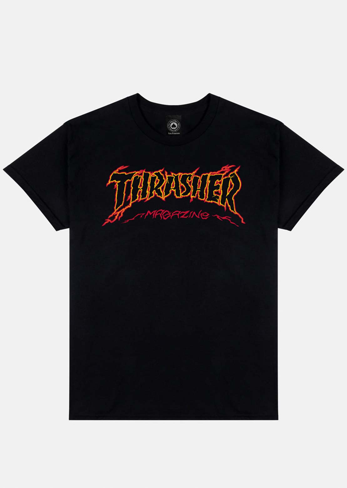 Thrasher Men's Cracked by Exteenager T-Shirt Black