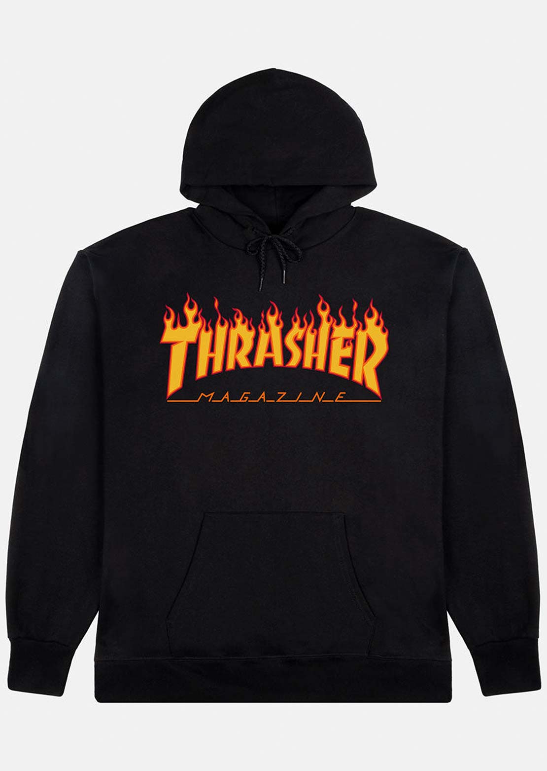 Thrasher Men's Flame Logo Hood Black