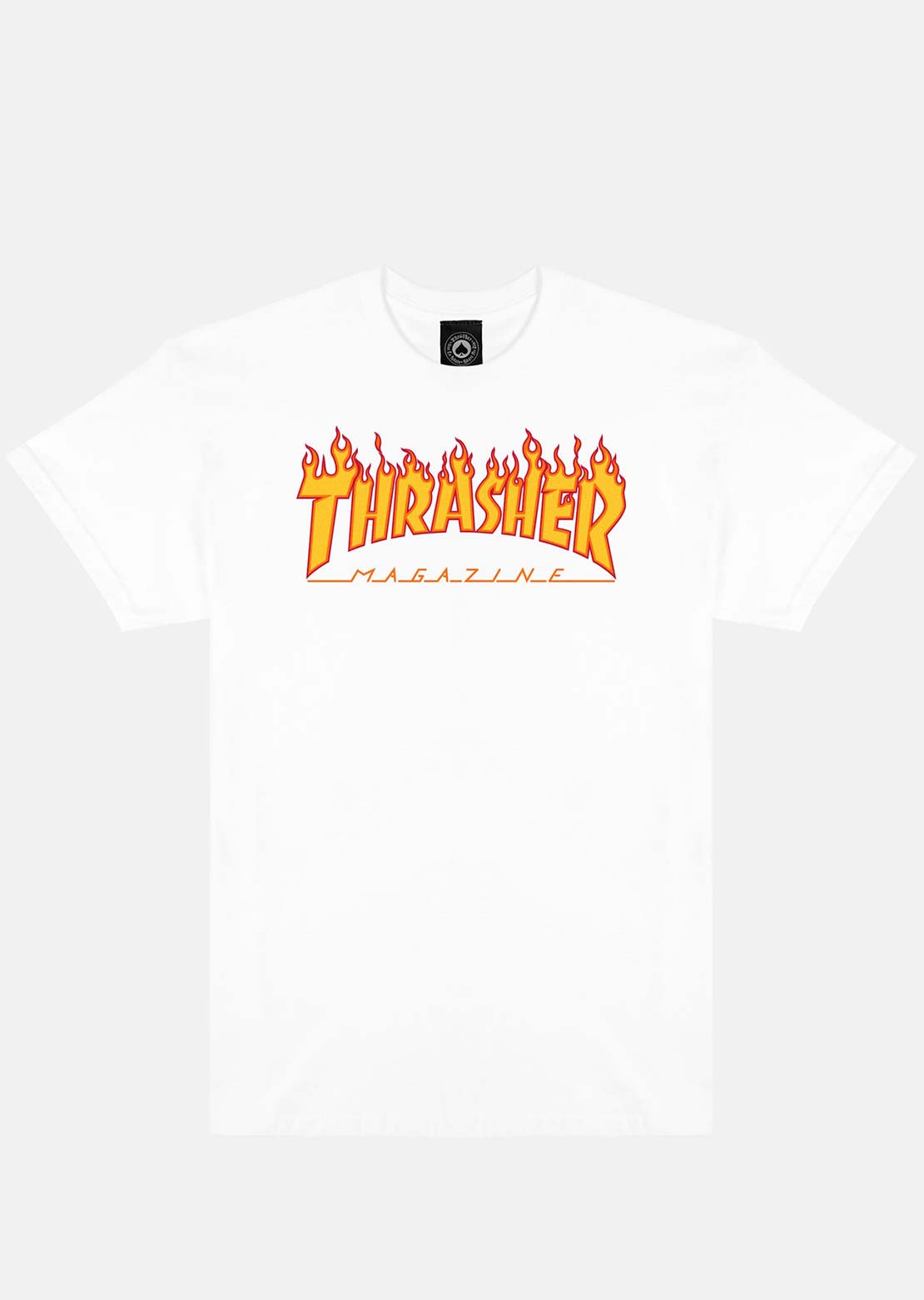 Thrasher Men's Flame Logo T-Shirt White