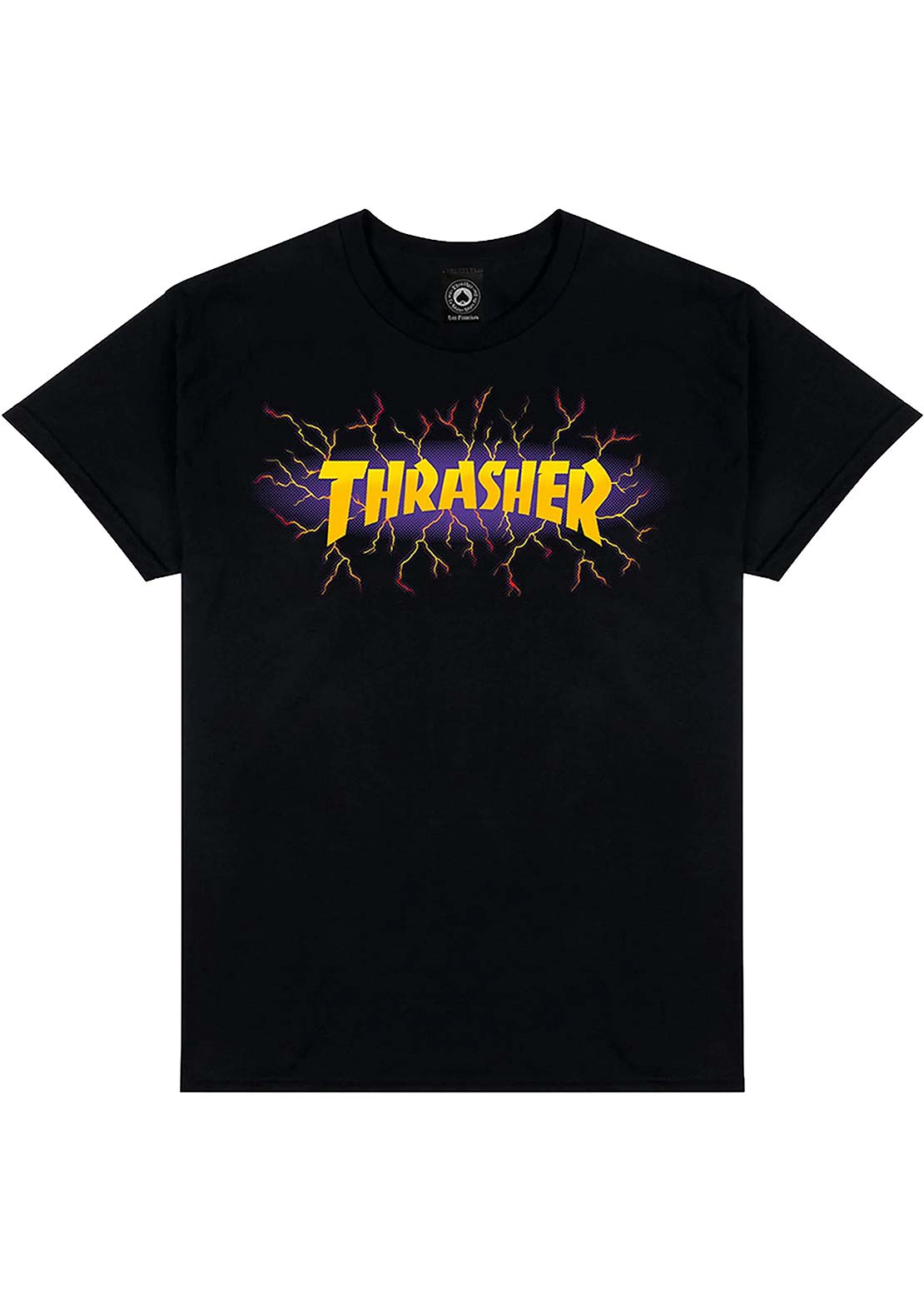 Thrasher Men's Lightning T-Shirt Black
