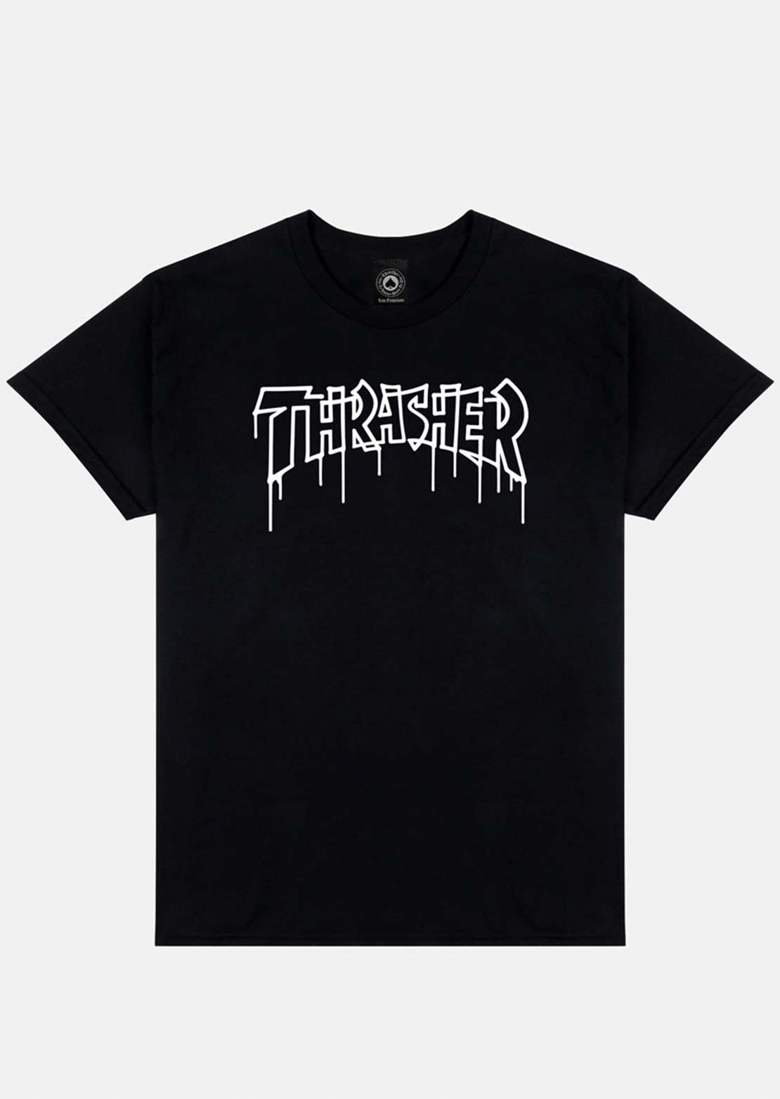 Thrasher Men's One-Liner T-Shirt Black