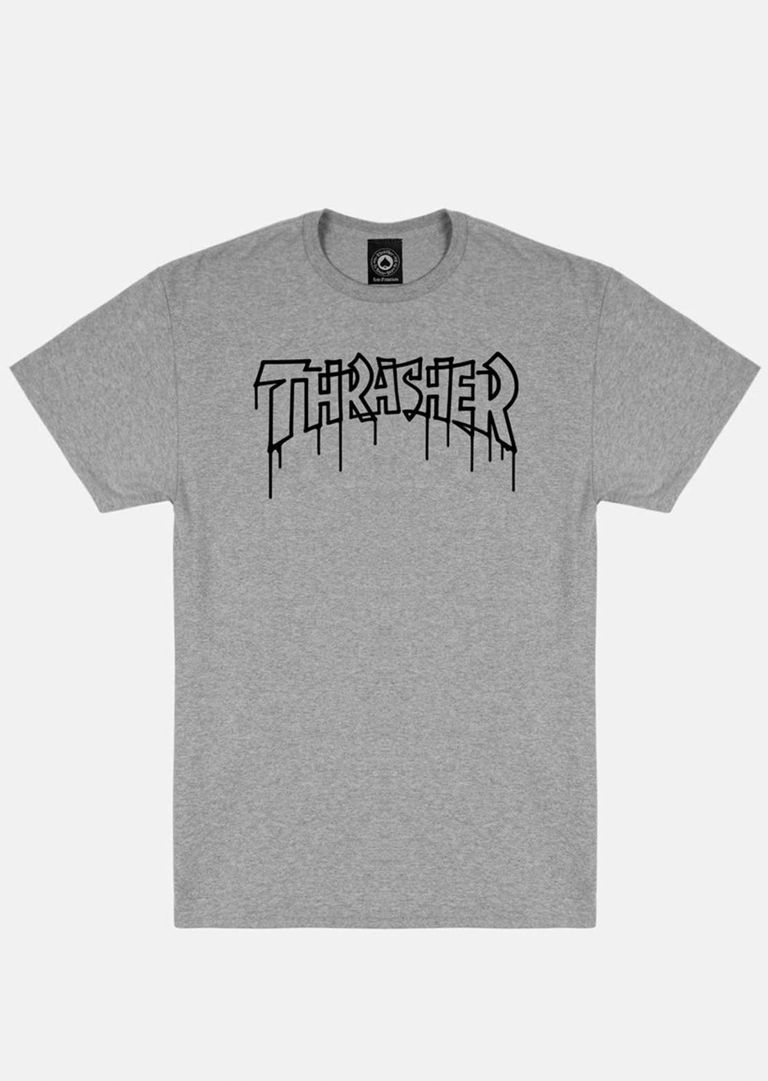 Thrasher Men's One-Liner T-Shirt Sport Grey