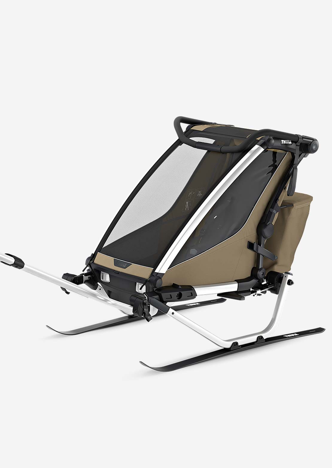 Thule Chariot Cross 2 Single Child Carrier Faded Khaki