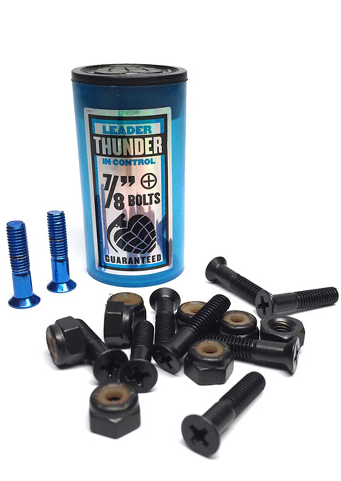 Thunder 7/8 Phillips Bolts Blue