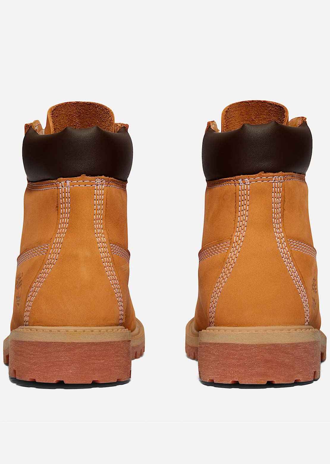Timberland Junior Premium 6 Inch Lace Up Waterproof Boots Wheat
